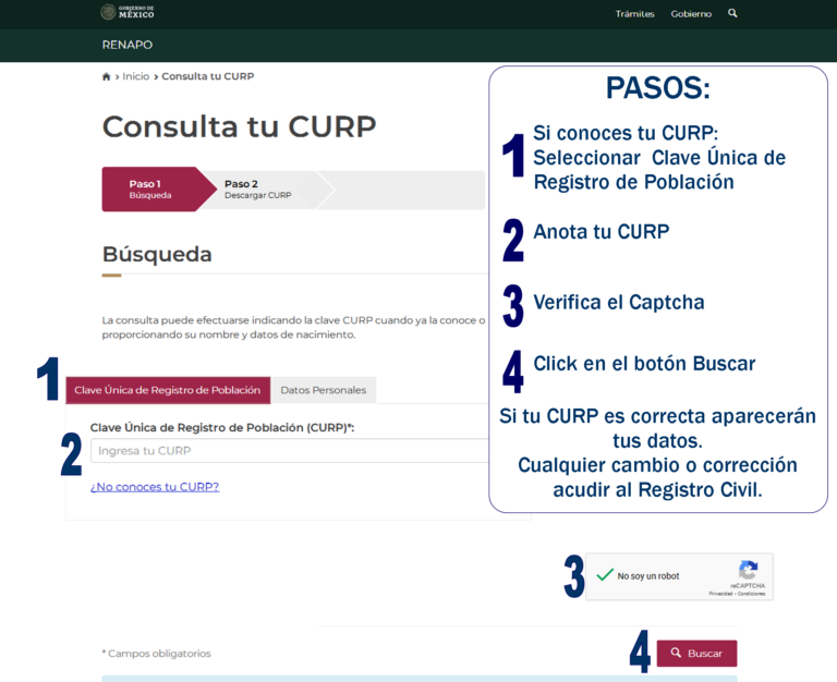 Qu Es La Curp Y Como Consultarla Contadur A Ccii