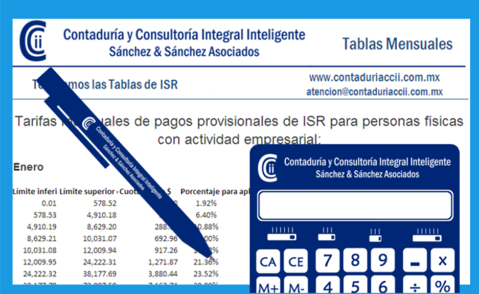 Tablas ISR 2019 (Excel)