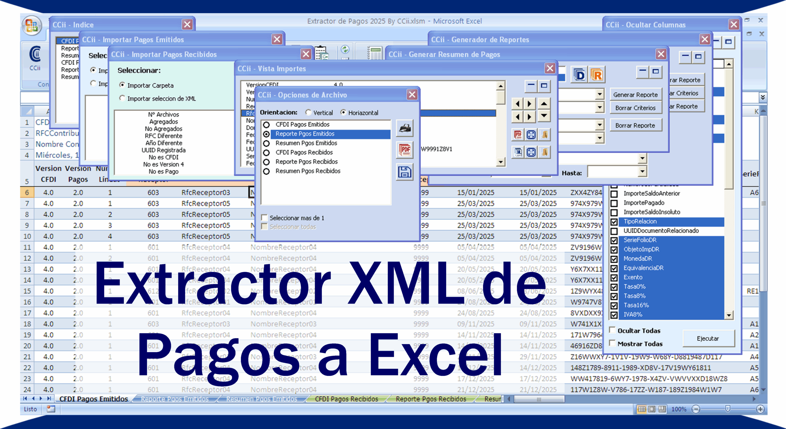 Extractor de Pagos 2026 Excel